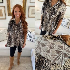 Leopard Print Top